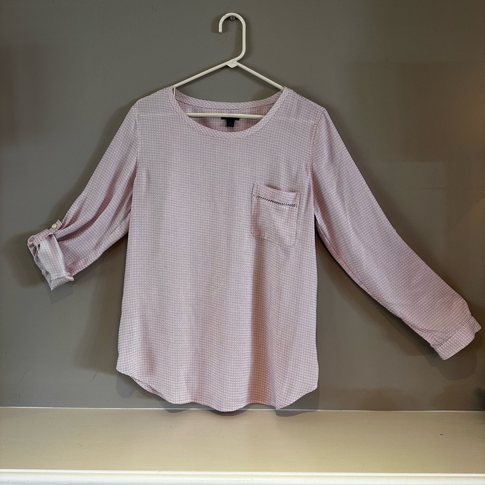 (#03) Ann Taylor blouse size L